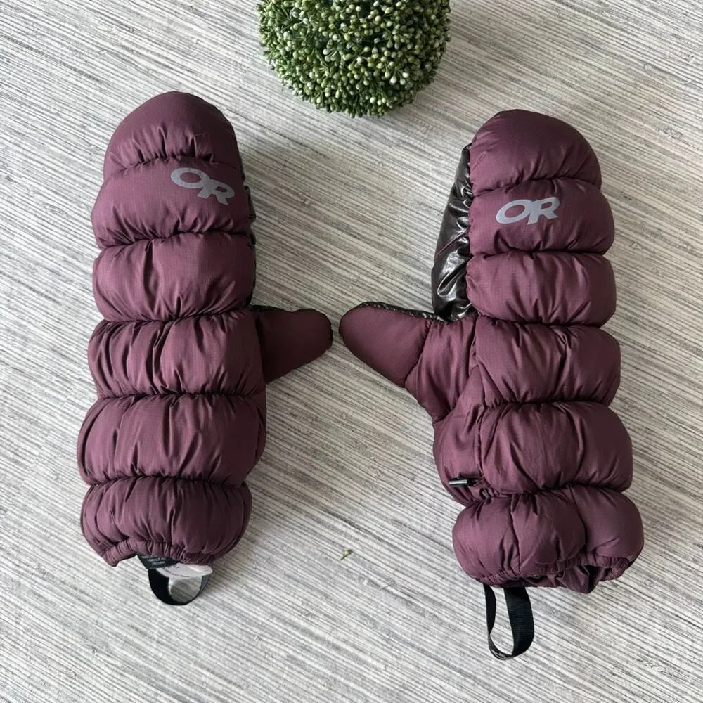 Outdoor Research Cold Front Down Mitts Like New Large